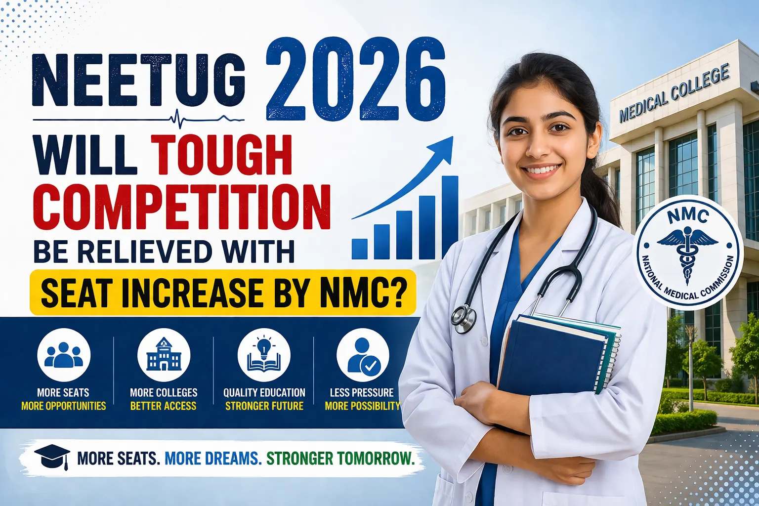 NEETUG 2026: Will Tough Competition be Relieved with Seat Increase by NMC?